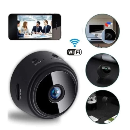 Mini Câmera De Segurança Wifi 1080p Hd Sem Fio  Recarregavel Movimento Noturna