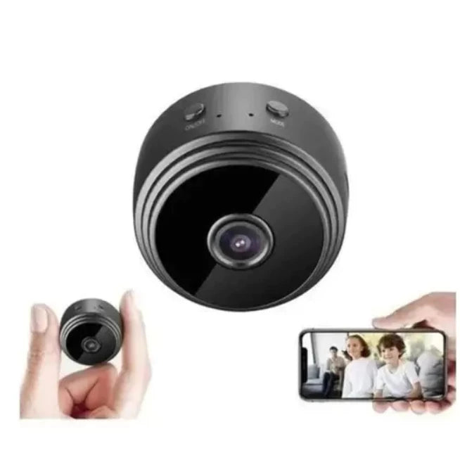 Mini Câmera De Segurança Wifi 1080p Hd Sem Fio  Recarregavel Movimento Noturna
