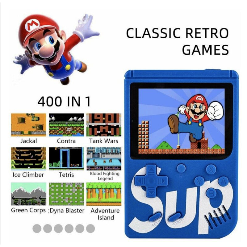 Mini Video Game Portátil Retro Console GameBoy Com 400 Jogos Em 1 Portátil Original Envio Imediato